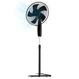 Cecotec Standventilator EnergySilence 515 MaxFlow Black, 45W, Durchmesser von 16', 5 Blätter, 1h...