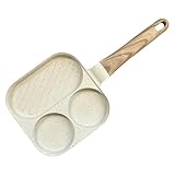 Eierpfanne - Geteilte Bratpfanne Kochpfanne Mit Antihaftbeschichtung | 3-teiliges Kochwerkzeug für...