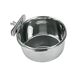 Kerbl Pet Edelstahlnapf 300 ml, 9 cm Schraubbefestigung