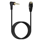 Seadream Audio-Verlängerungskabel, 2,5 mm, 90-Grad-Winkel, 2,5 mm TRS-Stecker auf Buchse,...