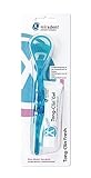 miradent Tong-Clin Fresh Set Zungenreiniger mit Doppelfunktion und Zungenreinigungsgel 15 ml |...
