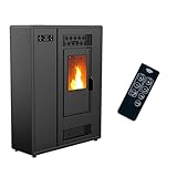 Sannover Air Slim Astral Pelletofen 12,2 kW schwarz