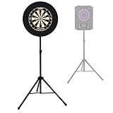 KOTO - Heavy Duty Dartboard Standard, einstellbare Höhe bis zur Mitte des Boards: 120cm - 190cm,...