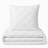 Julido Microfaser Bettenset Decke 135x200cm + 80x80cm Kissen 1000g & 800g Waschbar mit...