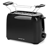 Emerio Toaster für 2 Toastscheiben mit herausnehmbarer Krümelschublade + Unterbrechungstaste + 6...