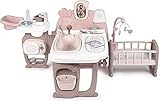 Smoby Toys - Baby Nurse Puppen-Spiele-Station - XXL Puppen-Spielcenter mit Puppenbett, Badewanne &...