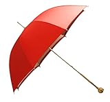 REEKOS Sturmfest Regenschirm Regenschirme Damen-Regenschirm, Kreativer Roter Regenschirm Mit Langem...