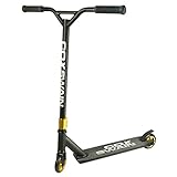 Cox Swain Stunt Scooter Ramp-X-200, Farbe: Black/Gold (Rollen mit Alu Kern)