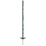 Weidezaunpfähle 105cm hoch (90cm über dem Boden), grün 20 St. im Karton, hohe Standfestigkeit,...
