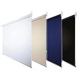FENSTERDECOR Verdunkelungs-Rollo 130x230 cm (BxH) in Weiss I Verdunkelung I Fensterrollo innen mit...
