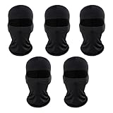 SEFIRST 5 Stücke Sturmhauben, Motorrad Gesichtshaube Skimaske Hals Gaiter für Damen und Herren,...
