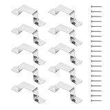 Zauntafelklemmen - 10 Stück 80 Mm X 20 Mm Zaunplatten Clips | Zäune Unterstützen Post -Clip Mit...