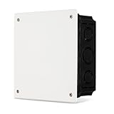 REV Verteilerdose - Unterputz Abzweigdose-Verteilerkasten 15 x 15 x 6 cm, weiß