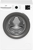 Beko BM3WFU4941W1, Waschmaschine, 9 kg, Frontlader, Restzeitanzeige, Waschvollautomat, 1400 U/min,...