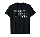 Vintage Synthesizer Potis Anlog Synth Knöpfe DJ Studio DAW T-Shirt