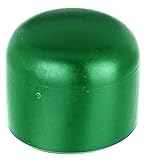 Alberts 654511 Pfostenkappe für runde Metallpfosten | Kunststoff, grün | für Pfosten-Ø 34 mm