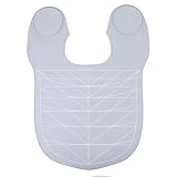 BOJHGO Silikon-Haarschneideumhang, wasserdichte Matte mit Richtlinien, Führungskragen, Farbstoff...