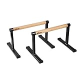 A2Z SPORT® Parallettes Holz - Premium Liegestützgriffe bis 500 kg - Rutschfeste Handstand...