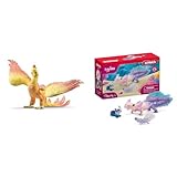 SCHLEICH BAYALA 70760 Phoenix Mythische Fantasy Actionfigur & BAYALA 42628 Axolotl Salamander...