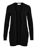 Vila Clothes Damen Strickjacke VIRIL L/S Open Knit Cardigan - NOOS 14044041, Einfarbig, Gr. 38...