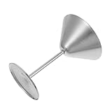 Sosoport Edelstahl Cocktailbecher Unzerbrechlicher Metallbecher Stabile Form für Martini und...