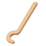 Happyyami Wurfstab aus Holz für Töpferwaren mit langem Griff, Werkzeug zur Randformung von Ton,...