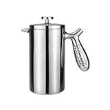 NOAH French Press Edelstahl I doppelwandigem Kaffeebereiter I French Press Camping I...
