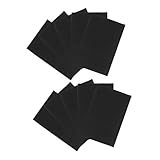 Homoyoyo 10 Stück Teiliges Schwarzes Sandpapier für Diy Projekte Robustes Kartonpapier für...