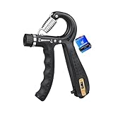 GRIFEMA Handtrainer, Unterarmtrainer mit Integrierter Zählfunktion, Einstellbarer Widerstand...