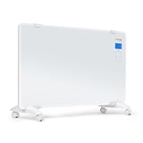 TROTEC Glaskonvektor Elektroheizung TCH 2010 E – Heizleistung 1000 W / 2000 W – Elektrische...