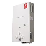 Lfhelper 18L 36KW Gasdurchlauferhitzer, LPG Warmwasserbereiter, 4.8 GPM Propangas Tankloser...