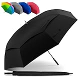 STYNGARD XXL Regenschirm Groß Sturmfest [Ø 140 cm] - Golfschirm mit Doppelbespannung für...