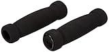 Prophete Fahrradgriffe, Soft-Griffe mit Lenkerstopfen, Lenkergriff, Länge 130 mm, Farbe schwarz