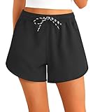 APTRO Damen Badeshorts Strandshorts Boardshorts Badehose Wassersport UV Schutz Sommer Sport Shorts...