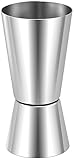 XFentech Cocktail-Messbecher - 25/50ml Cocktailmessbecher Spirituosen Messbecher Edelstahl 304 Bar...