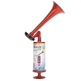 Stadionhorn, manuelle Stadion-Trompete,Luftdruck-Fanfare Air Horn Extrem Laut,Handheld Air Pumpe...