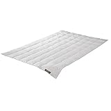 Badenia Trendline Comfort Daunendecke, Leichte Sommerdecke mit 90% Daunen & 10% Federn der Klasse I,...