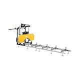 MSW MSW-WOOHS-7HP Blockbandsäge 7 PS 2800 U/min Rollbahn 3 m Benzin Blochbandsäge...