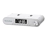 TechniSat Viola Küchenradio - Unterbau Radio mit UKW/FM, LED Display, Arbeitsleuchte, Timer,...