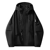 KODMNSW Wanderjacke Damen Softshelljacke Leicht Regenjacke Windbreaker Wasserdicht Outdoorjacke Mode...