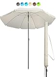Menz Strandschirm, inkl. Hülle - UPF 50+ Sonnenschirm Strand, Strandschirm windfest stabil,...