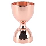 Cocktail-Messbecher aus Edelstahl mit hoher Genauigkeit für Schnaps und Cocktails (30/60ml Rose...