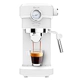 Cecotec Espressomaschine Espressos und Cappuccino Cafelizzia 790 White Pro, 1350W,...