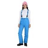 Winter Wanderhose Damen, Snowboardhose Schneehose, Skiset Wanderleggings Thermohose Skihosen,...