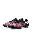 PUMA Unisex Future 8 Play FG/AG Fussballschuh, Black White-Glowing RED, 40 EU