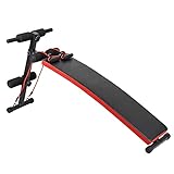 Wiltec Sit Up Bank bis 150 kg Trainingsbank höhenverstellbar und klappbar Bauchtrainer...