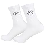 MEJOSER Fahrrad Socken Herren 42-46 Lustige Fahrradsocken Rennrad Fahrradfahrer Geschenke...