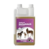 Livenay Mariendistelöl - Kaltgepresst, Linolsäure & Vitamin E - Hunde, Katzen, Pferd - Haut, Fell...