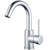 Rainysprit Wasserhahn Bad 360° Drehbar, Edelstahl Waschtischarmatur Armaturen Waschbecken Hoch,...
