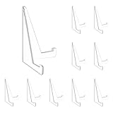 Kartenständer Acryl, 10 Stück Plastik Staffelei Transparente Karten Ständer Acrylstaffelei...